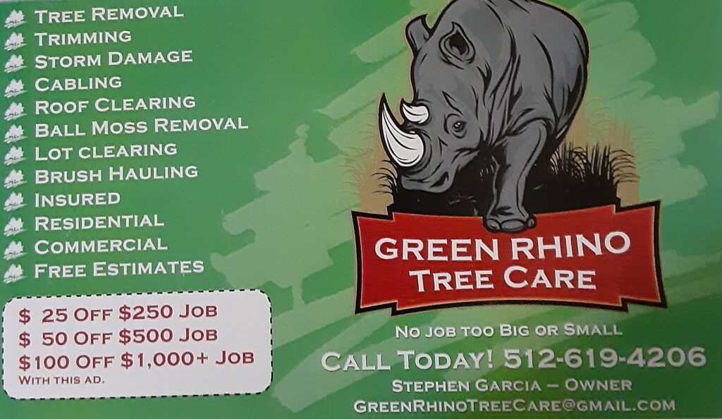green rhino tree cafre